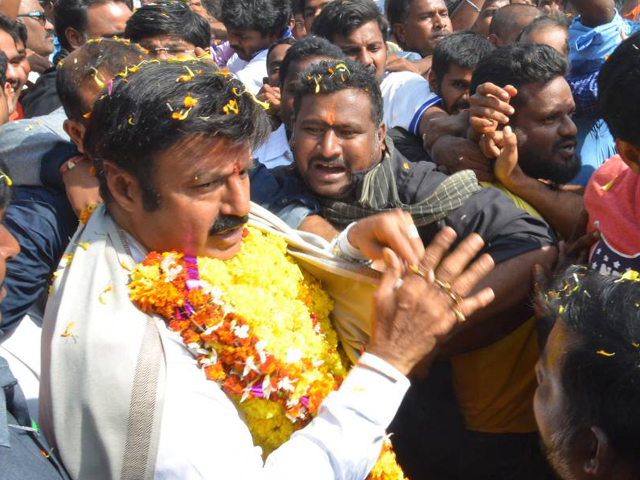 Dictator Audio Rally Hyd to Amaravathi Photos